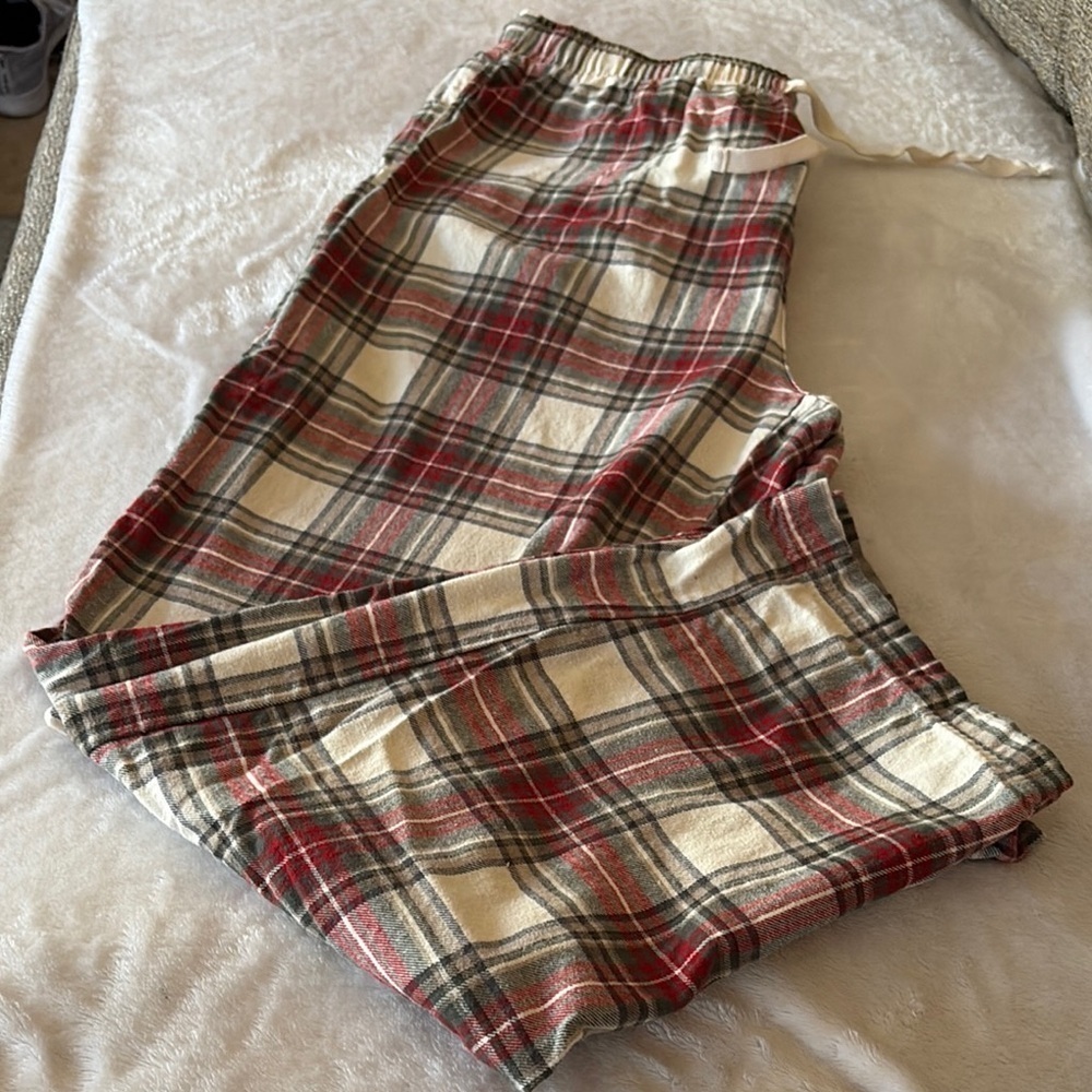 Gently Loved Plaid Lounge Pants by Red Head Brand Co. Unisex